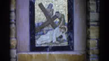 Illinois USA (1962): Jesus Is Stripped And Made To Carry The Wooden Cross By Two