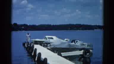 Illinois USA (1962): One Lady Coming In Sea