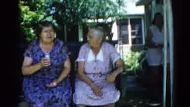 Illinois USA (1962): Having A Beer With Grandma