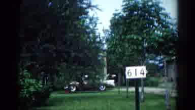 Illinois USA (1962): External Area Of ââResidence Very Well Maintained And Wooded