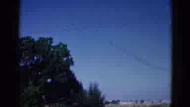 Illinois USA (1962): Airplane Flying Over Beautiful Sky