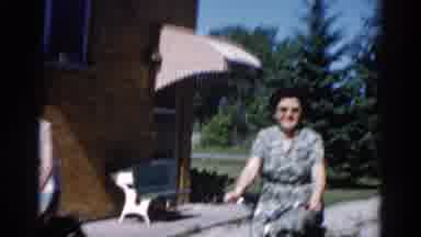 Illinois USA (1962): The Persons Going To Cycle They Are Enjoy Themselves