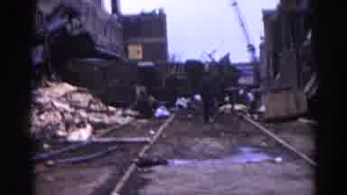 Illinois USA (1962): A Town After It Has Been Destroyed By Nature Or By Man