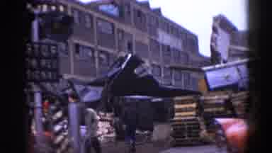 Illinois USA (1962): A Building Destroyed In A Town