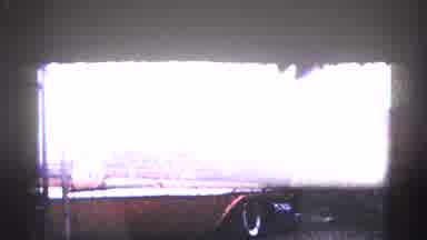 Illinois USA (1962): A Boat With Wheels Stacked Upside Down On Top Of A Red Car