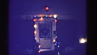 Hagerstown Maryland USA (1962): View Of Home Decorated With Festive Holiday Lights