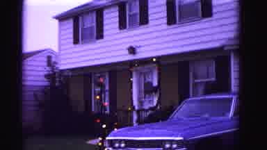 Hagerstown Maryland USA (1962): Colorful Christmas Tree Lighting In Peaceful