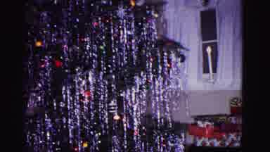 Hagerstown Maryland USA (1962): The Christmas Tree Beautifully Decorating By The