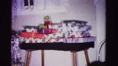 Hagerstown Maryland USA (1962): A Room With Decorated Christmas Tree And Lot Of
