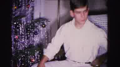 Hagerstown Maryland USA (1962): Woman Examines Gift On A Day Of Great Joy And
