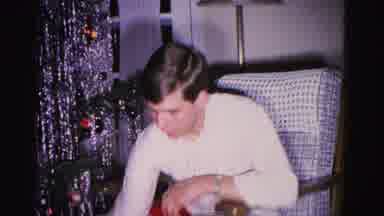 Hagerstown Maryland USA (1962): Christmas Gift Given To Young Woman
