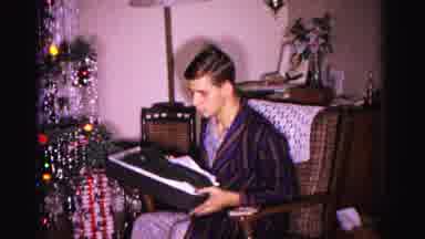 Hagerstown Maryland USA (1962): Holiday Gathering Opening Presents