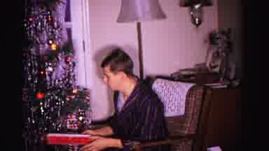 Hagerstown Maryland USA (1962): That Person Is Looking At Gift Boxes In His Home