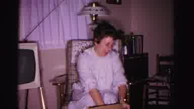 Hagerstown Maryland USA (1962): Opening Up Christmas Presents On Christmas Morning