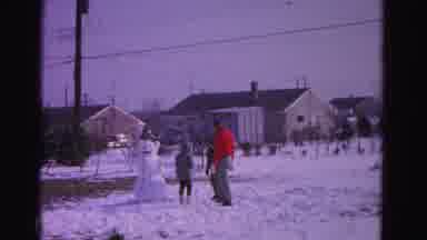 Hagerstown Maryland USA (1962): A Family Is Enjoying A Wonderful Holiday