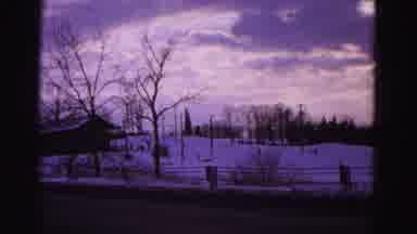 Hagerstown Maryland USA (1962): People Happily Skiing And Enjoying The Snow On A