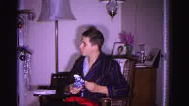 Hagerstown Maryland USA (1962): Grandson Visiting Family On The Christmas Holidays