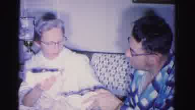 Hagerstown Maryland USA (1962): People Examining Pottery