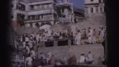 Calcutta India (1962): People Transporting From Boat To Land