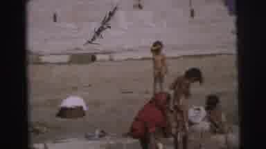 Calcutta India (1962): There Is Some Rural Area Where The One Women Is Giving Bath