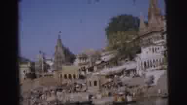 Calcutta India (1962): On A River Passing Beautiful Buildings