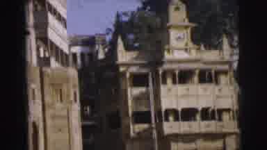 Calcutta India (1962): Someone Is Shooting A Video Of Old Constructed Buildings