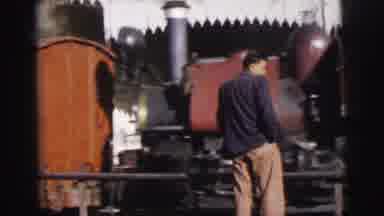 Calcutta India (1962): A Goods Train Is Going Slowly And Taking Goods To Some