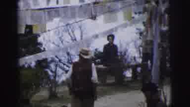Calcutta India (1962): Men And Women Roaming Outdoor Displays Hanging Decorations