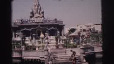 Calcutta India (1962): People Walking In A Plaza