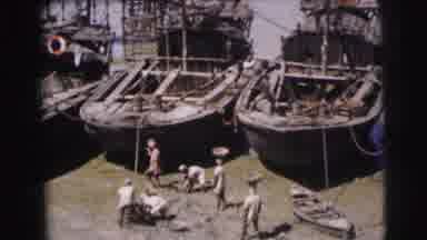 Calcutta India (1962): I Seeing Bridge And Sea And Labour Are Working In The Sea