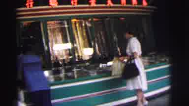 Calcutta India (1962): Chinese Store Woman In White Looking At Shop Window Next To