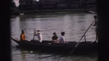 Calcutta India (1962): The Persons Are Going To Boat Ride They Are Say Bye To All