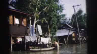 Calcutta India (1962): The Whole House Is Full Of Water And One Of Them Is Doing