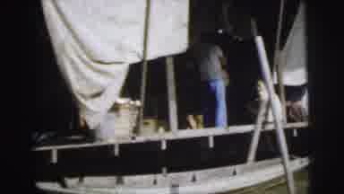 Calcutta India (1962): Riding On Boats On A River In Thailand