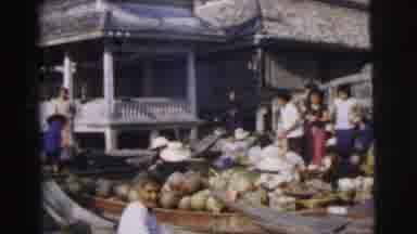 Calcutta India (1962): Framer Markets Outside On The Water