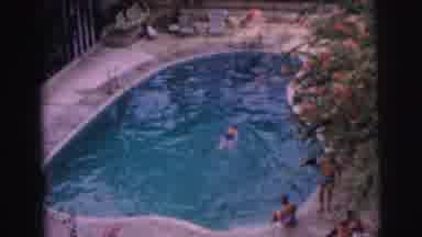 Calcutta India (1962): The Persons Are In The Water Doing Swimming