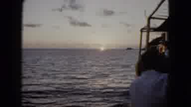 Acapulco Mexico (1962): A Man Is Going In The Boat In The Morning To Enjoy