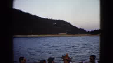 Acapulco Mexico (1962): Old Vintage Clip Of People Riding On A Boat Near Mountains