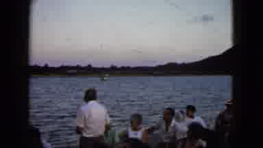 Acapulco Mexico (1962): Sightseers On Tour Boat Or Ferry In Marshlands