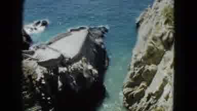 Acapulco Mexico (1962): View Of The Ocean On A Nice Sunny Day From Atop A Cliff
