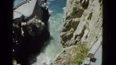 Acapulco Mexico (1962): Seaside Chasm With Incoming Tide