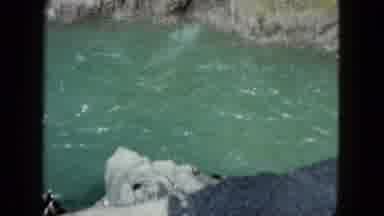 Acapulco Mexico (1962): Recording Of A Moving River Between Two Large Boulders