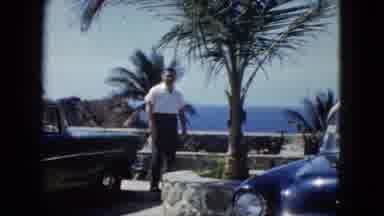 Acapulco Mexico (1962): Long Ago Parking To Look At Beach From Up High On A Windy