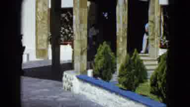 Acapulco Mexico (1962): Couple Walking Out Of Opulent Looking Building