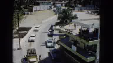 Acapulco Mexico (1962): Street View Camera Moves Upwards Up The Hill Showing Cars