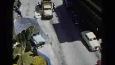 Acapulco Mexico (1962): Aerial View Of Town And And Stores And People Being Busy