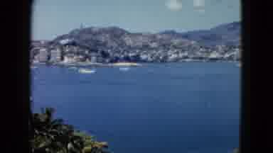 Acapulco Mexico (1962): Sailboats On A Beautiful Blue Body Of Water Surrounded By