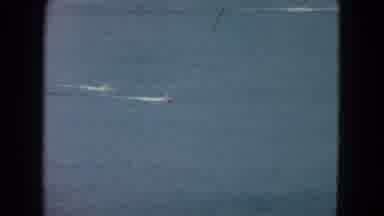 Acapulco Mexico (1962): Speed Boats Race In Ocean While Person Swims In Pool