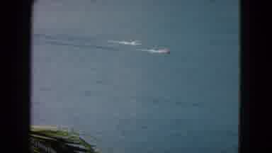 Acapulco Mexico (1962): River View With People Playing Water Sports With Medium