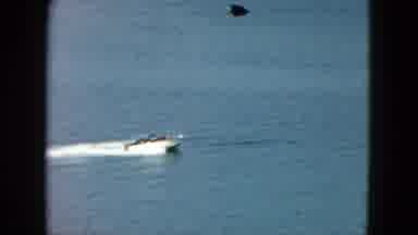 Acapulco Mexico (1962): Speed Boats Race Each Other Across The Water Towards The